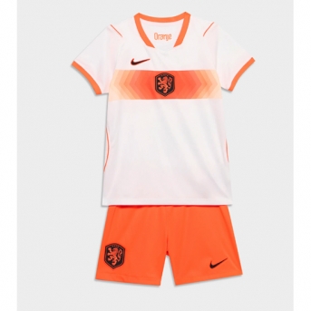 Billige Fotballdrakt Nederland Replika Bortedraktsett Barn VM 2026 Kortermet (med bukser)